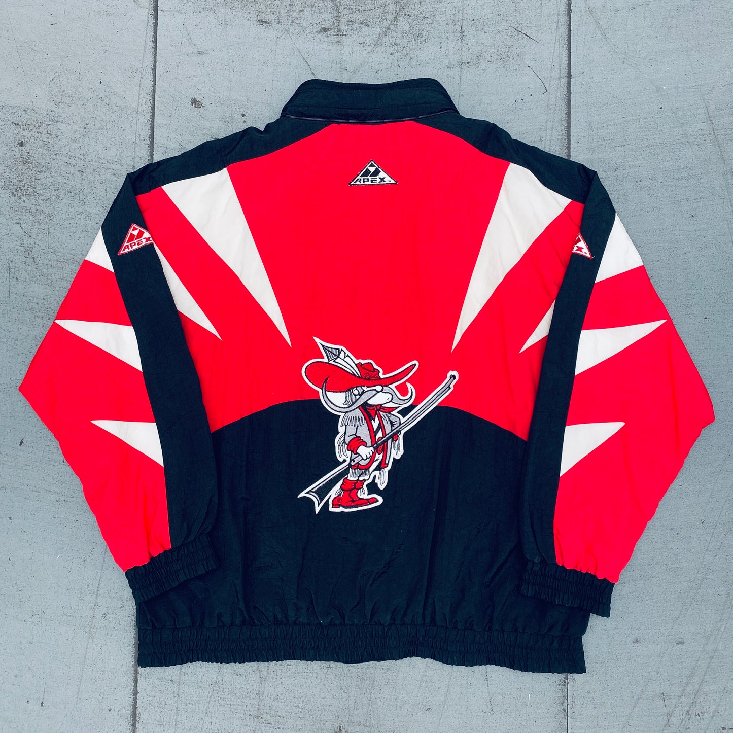 UNLV Rebels: 1990's Apex One Sharktooth Fullzip Lightweight Jacket (XL)