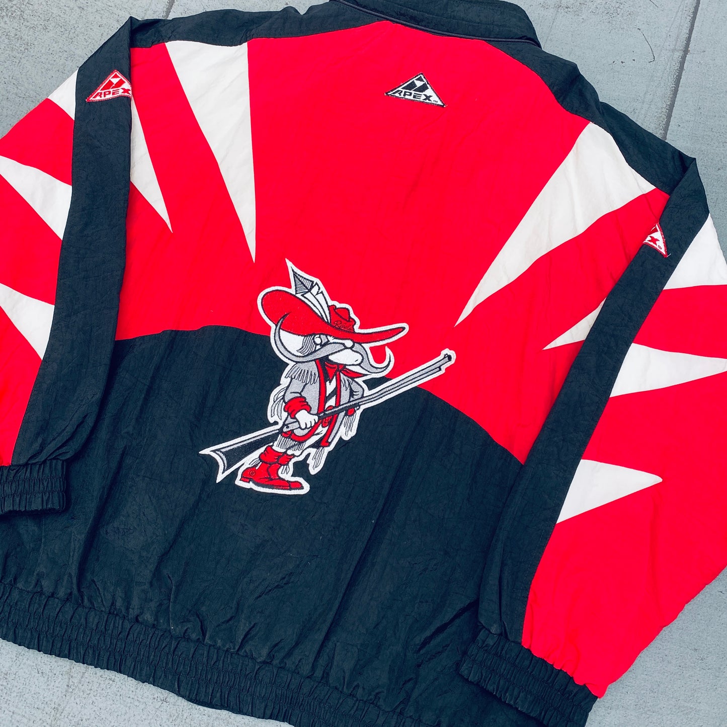 UNLV Rebels: 1990's Apex One Sharktooth Fullzip Lightweight Jacket (XL)