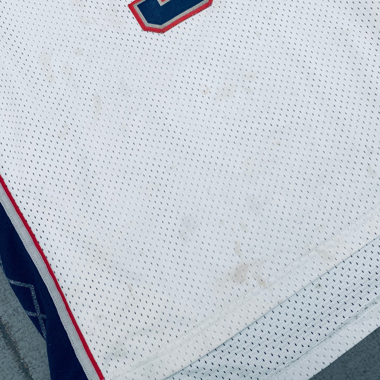 New Jersey Nets: Jason Kidd 2001/02 White Reebok Stitched Jersey (L)