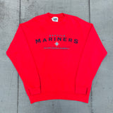 Seattle Mariners: 1990's Graphic Spellout Sweat (L)