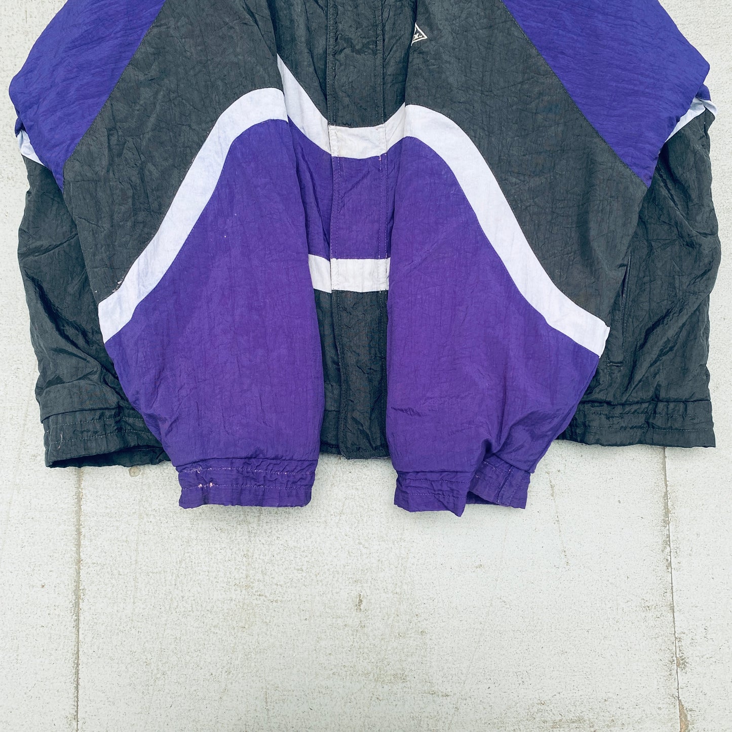 Colorado Rockies: 1990's Apex One "Ice Cream Man" Wave Fullzip Jacket (XL)