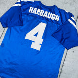 Indianapolis Colts: Jim Harbaugh 1995/96 w/ Signatures (M)