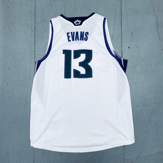 Sacramento Kings: Tyreke Evans 2009/10 Rookie White Adidas Stitched Jersey (XXL)