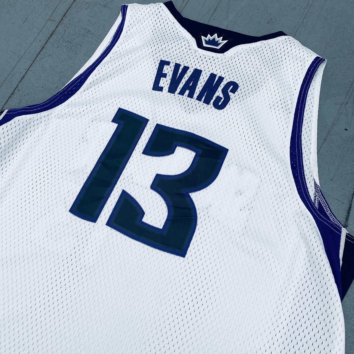 Sacramento Kings: Tyreke Evans 2009/10 Rookie White Adidas Stitched Jersey (XXL)