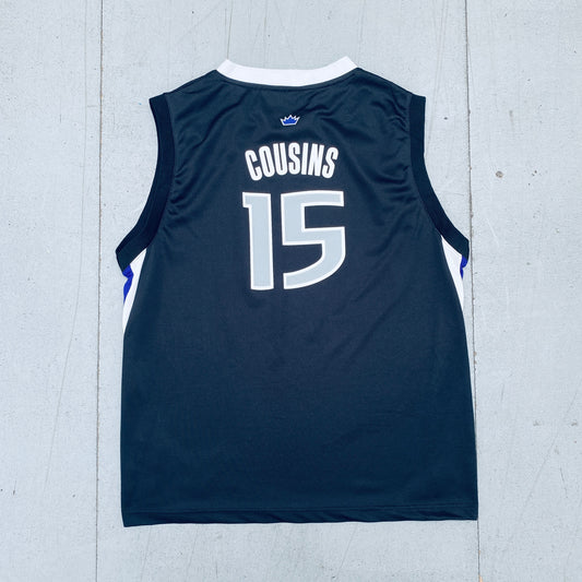 Sacramento Kings: DeMarcus Cousins 2011/12 Black Adidas Jersey (S)