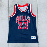 Chicago Bulls: Michael Jordan 1997/98 Black Champion Jersey (XL)