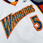 Golden State Warriors: Baron Davis 2005/06 White Reebok Stitched Jersey (L)