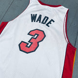 Miami Heat: Dwyane Wade 2006/07 White Adidas Stitched Jersey (L)
