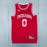 Indiana Hoosiers: No. 0 "Will Sheehey" 2013/14 Red Adidas Jersey (S)
