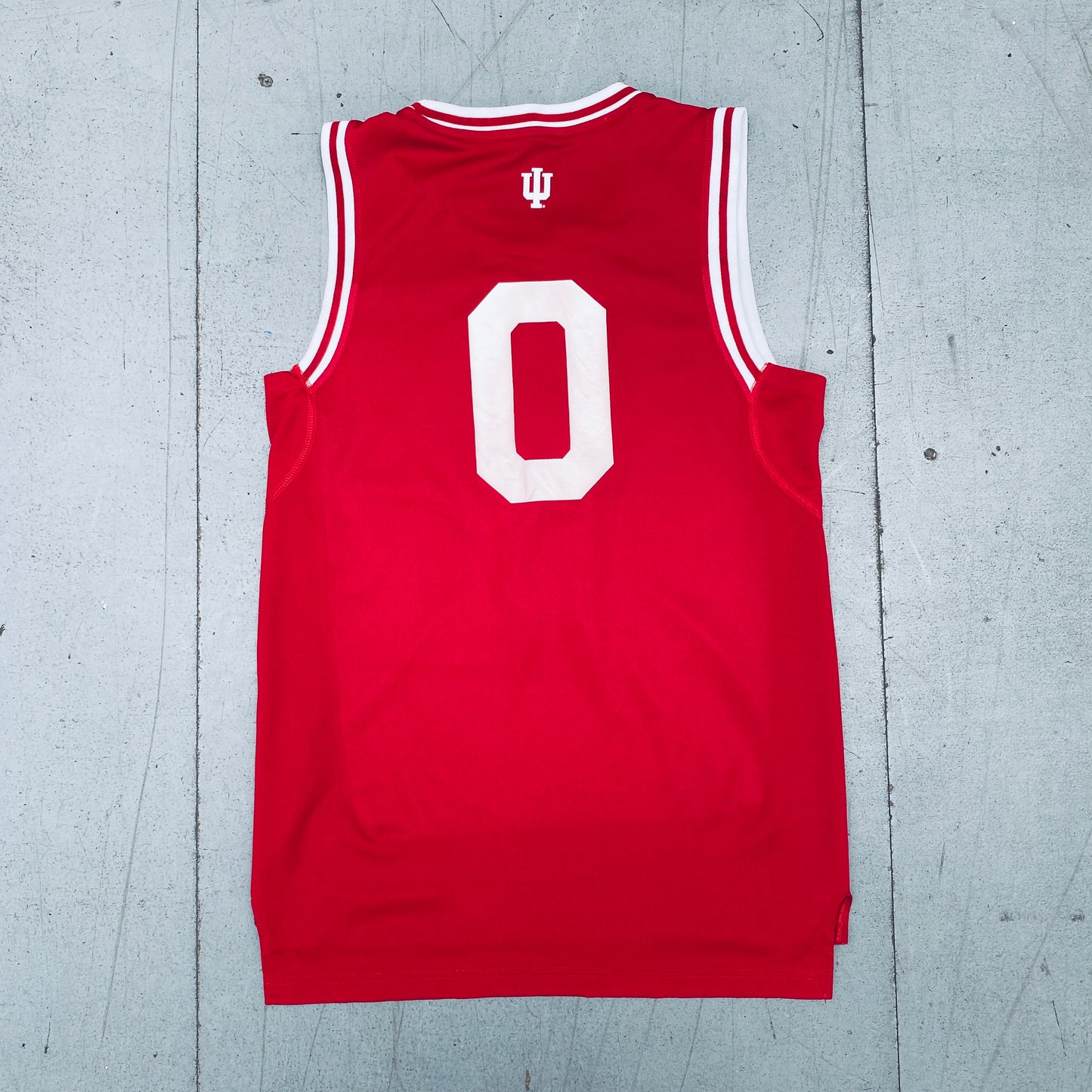 Indiana Hoosiers: No. 0 "Will Sheehey" 2013/14 Red Adidas Jersey (S)