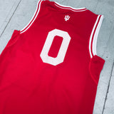 Indiana Hoosiers: No. 0 "Will Sheehey" 2013/14 Red Adidas Jersey (S)