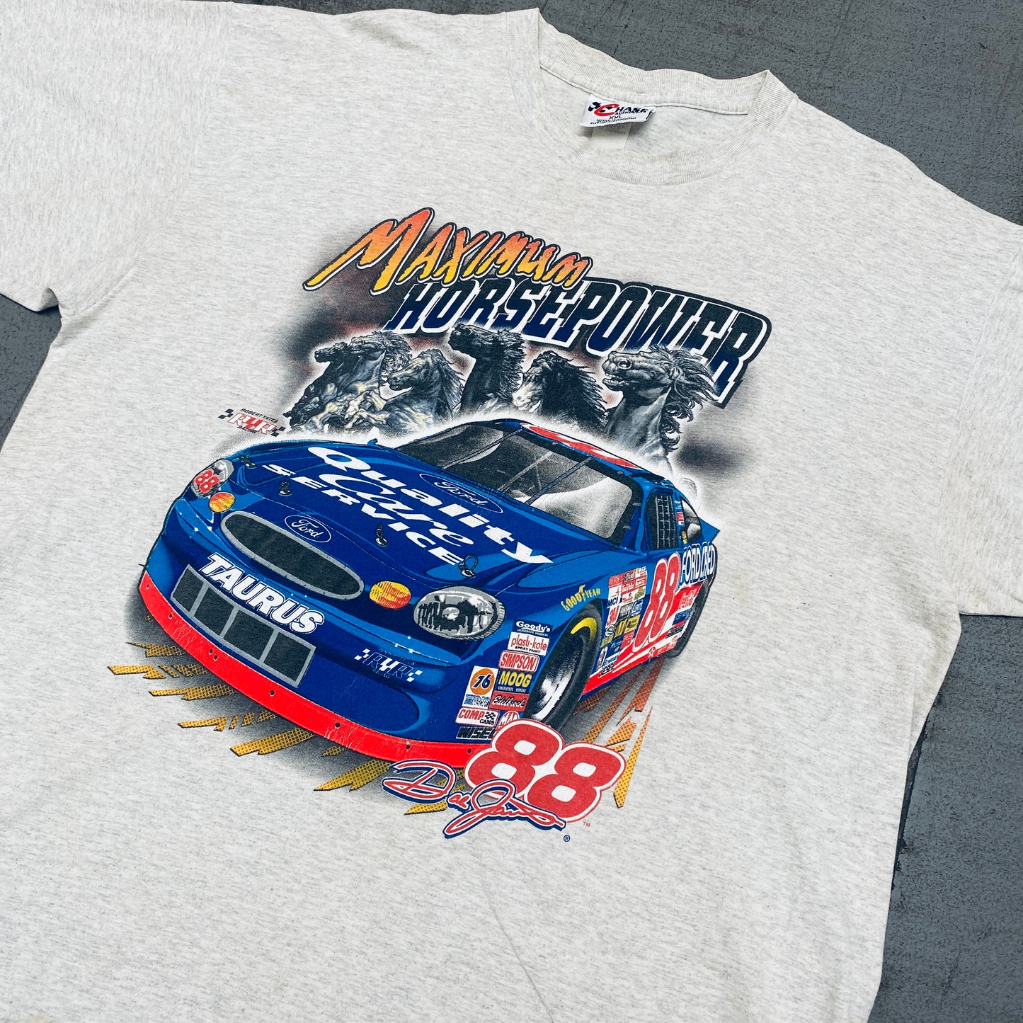 NASCAR: Dale Jarrett "Maximum Horsepower Runnin' Wild" Chase Authentics Tee (XL/XXL)