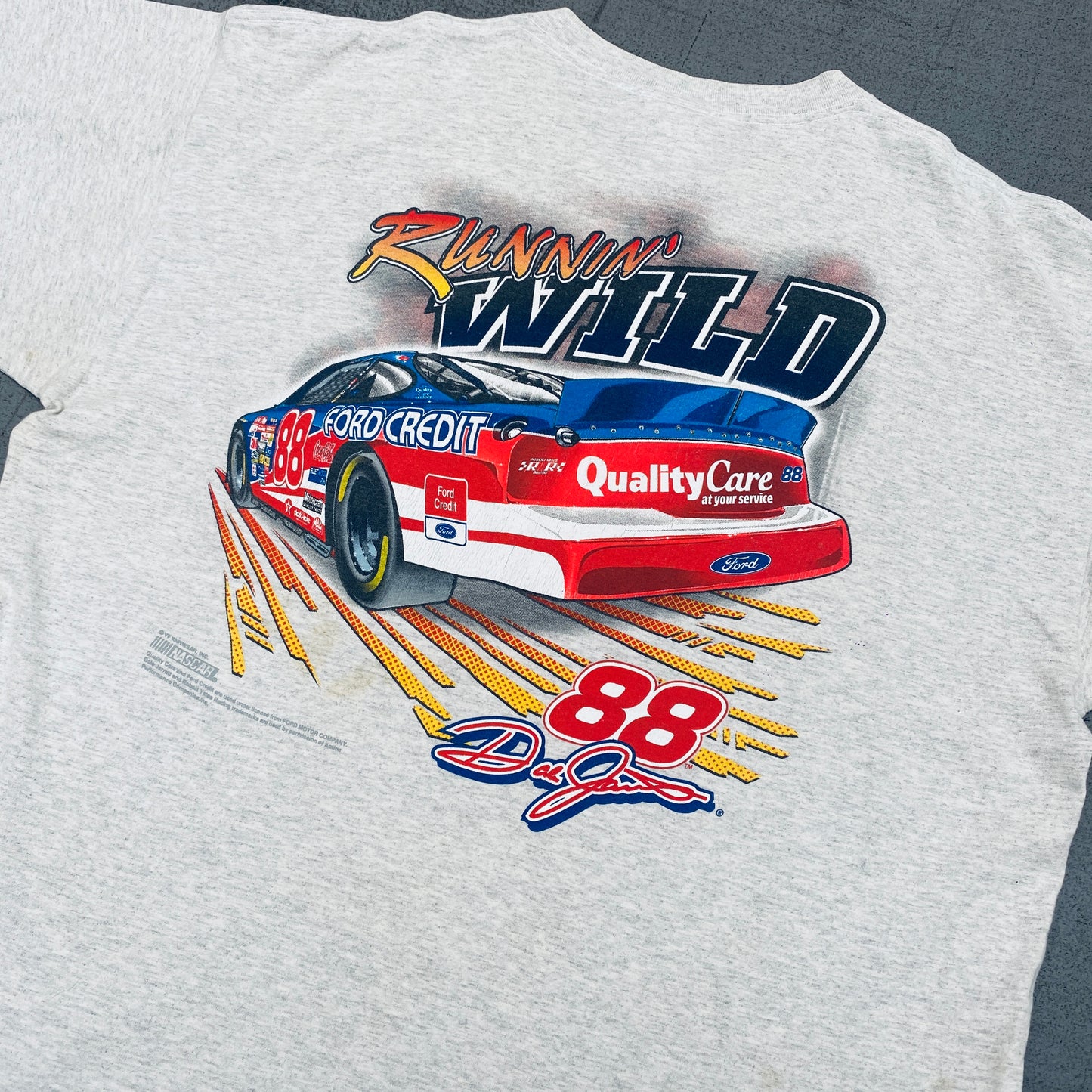 NASCAR: Dale Jarrett "Maximum Horsepower Runnin' Wild" Chase Authentics Tee (XL/XXL)