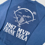 Minnesota Twins: 1987 World Series Champions Frank Viola MVP All Over Sweat (S)