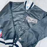 San Antonio Spurs: 1980's Satin Starter Bomber Jacket (S)
