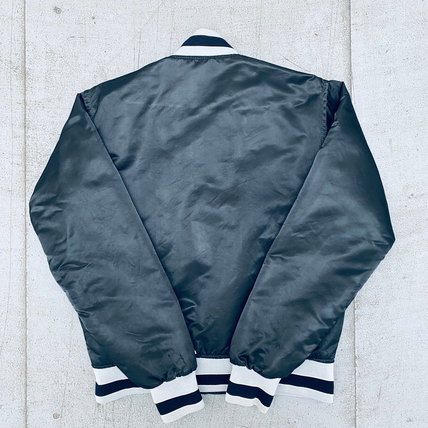 San Antonio Spurs: 1980's Satin Starter Bomber Jacket (S)