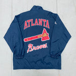 Atlanta Braves: 1990's Apex One Reverse Spellout Fullzip Windbreaker (M)