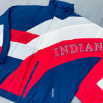 Cleveland Indians: 1990's DeLong Spellout Fullzip Windbreaker (XL)
