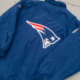 New England Patriots: 1990's Apex One Fullzip Proline Trench Coat (L/XL)
