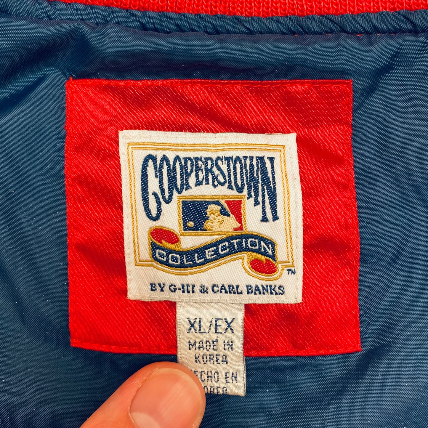 Cleveland Indians: 2000's Satin Cooperstown Collection Fullzip Bomber Jacket (S)