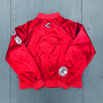 Cleveland Indians: 2000's Satin Cooperstown Collection Fullzip Bomber Jacket (S)