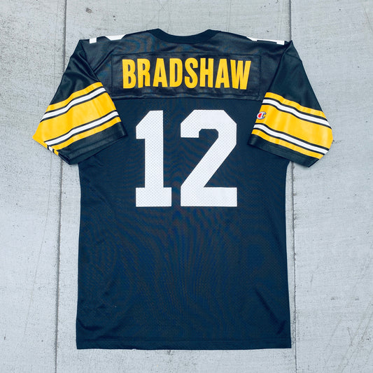 Pittsburgh Steelers: Terry Bradshaw Champion Throwback Jersey (M)