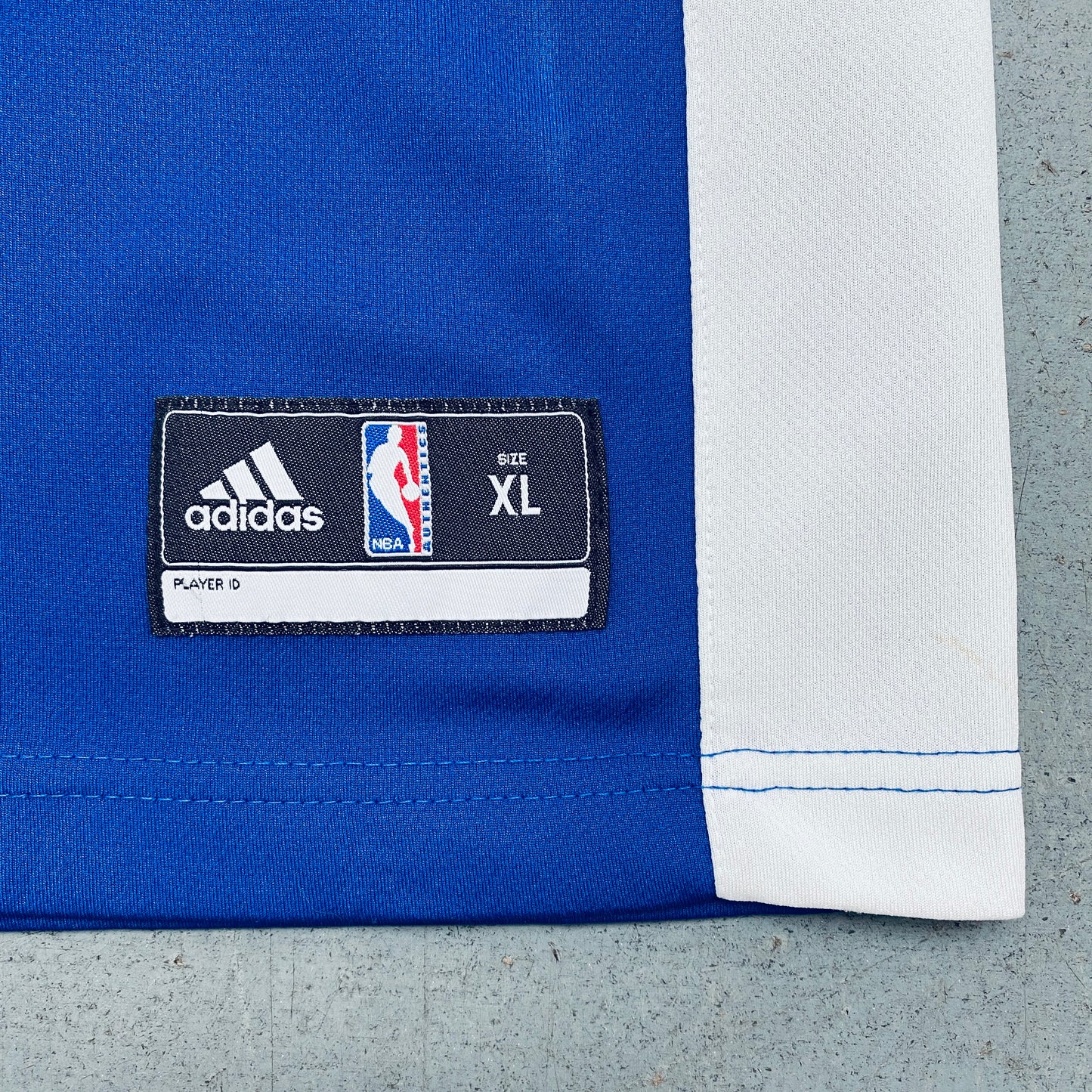 Golden State Warriors: David Lee 2014/15 Blue Adidas Jersey (S)