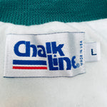Boston Celtics: 1990's Chalk Line Larry Bird Fanimation Bomber Jacket (L)