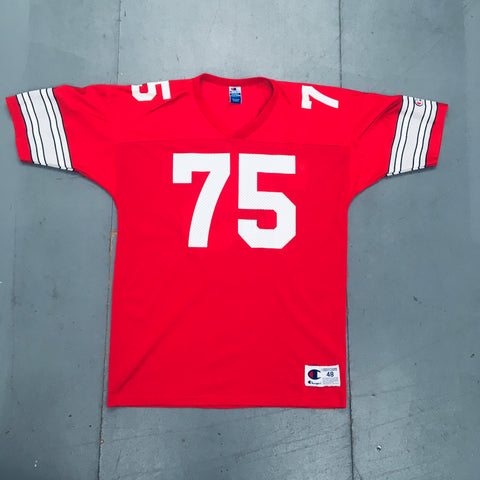 THE Ohio State Buckeyes: No. 75 "Orlando Pace" Champion Jersey (L)