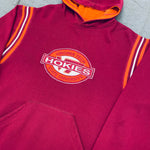Virginia Tech Hokies: 1990's Embroidered Spellout Starter Hoodie (M)