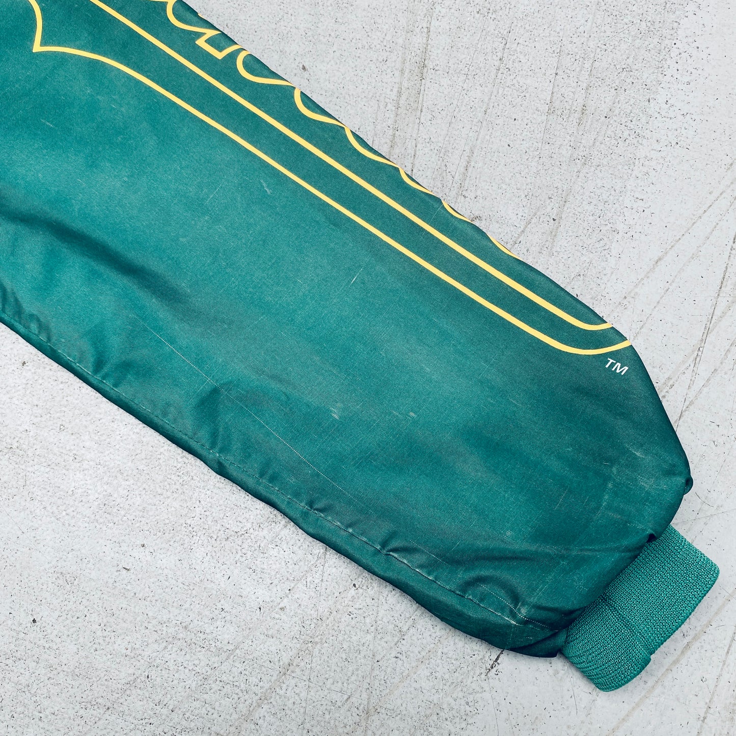 Oakland Athletics: 1989 Chalk Line Fanimation Bomber Jacket (S)