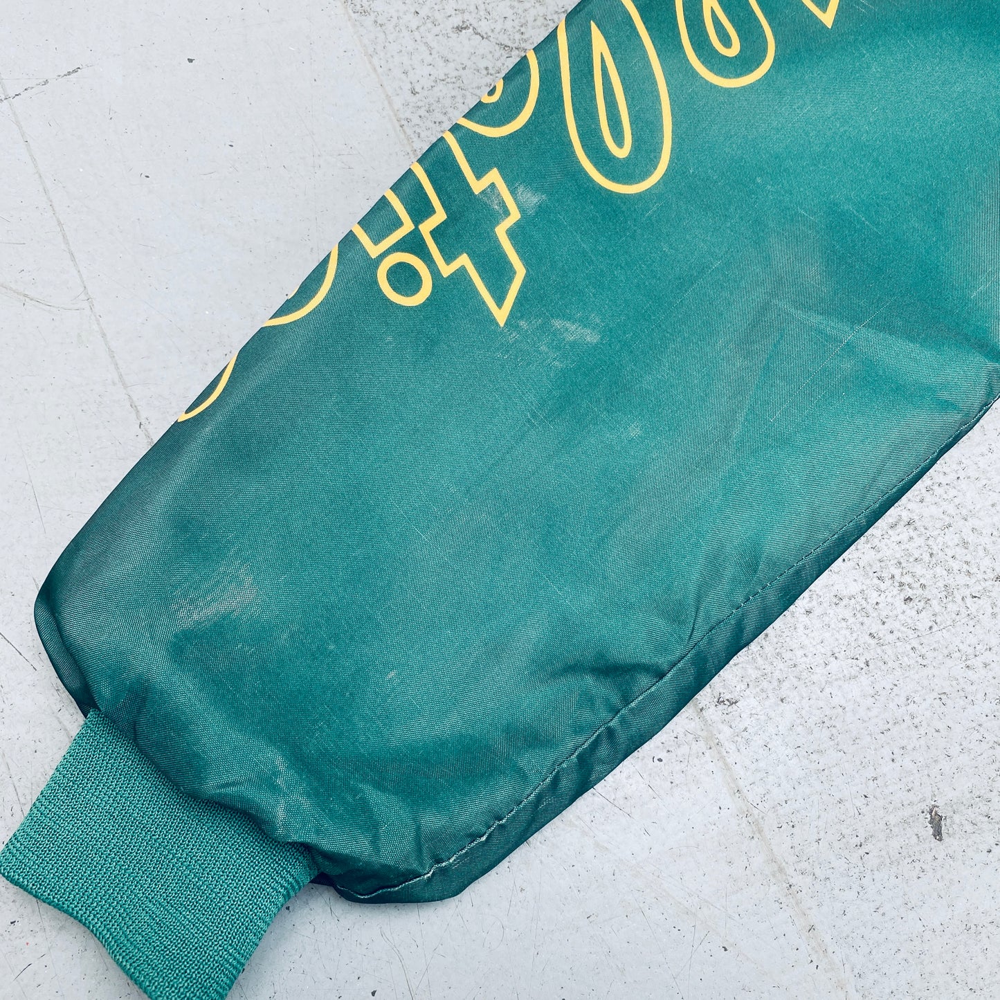 Oakland Athletics: 1989 Chalk Line Fanimation Bomber Jacket (S)