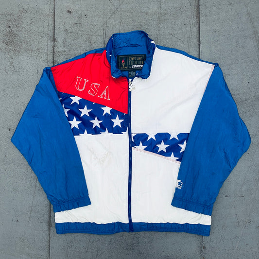 Olympics: Atlanta 1996 Team USA Olympic Games Collection Fullzip Starter Windbreaker (XL)