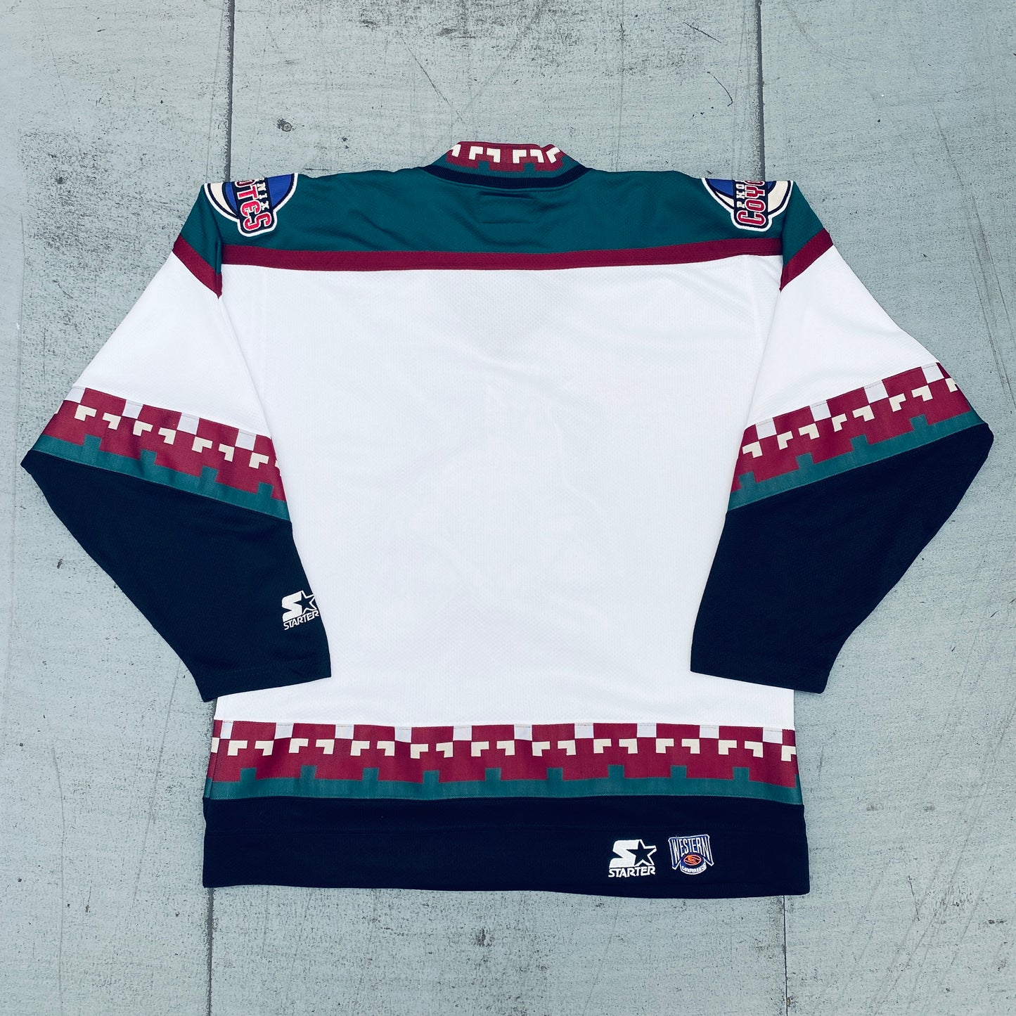 Phoenix Coyotes: 1997 Starter "Kachina" Jersey (L)