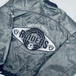 Los Angeles Raiders: 1991 Deadstock Campri Hydro Wash Fullzip Bomber Jacket (30, 32, 34) - BNWT!