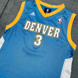 Denver Nuggets: Allen Iverson 2006/07 Blue Adidas Jersey (Child)