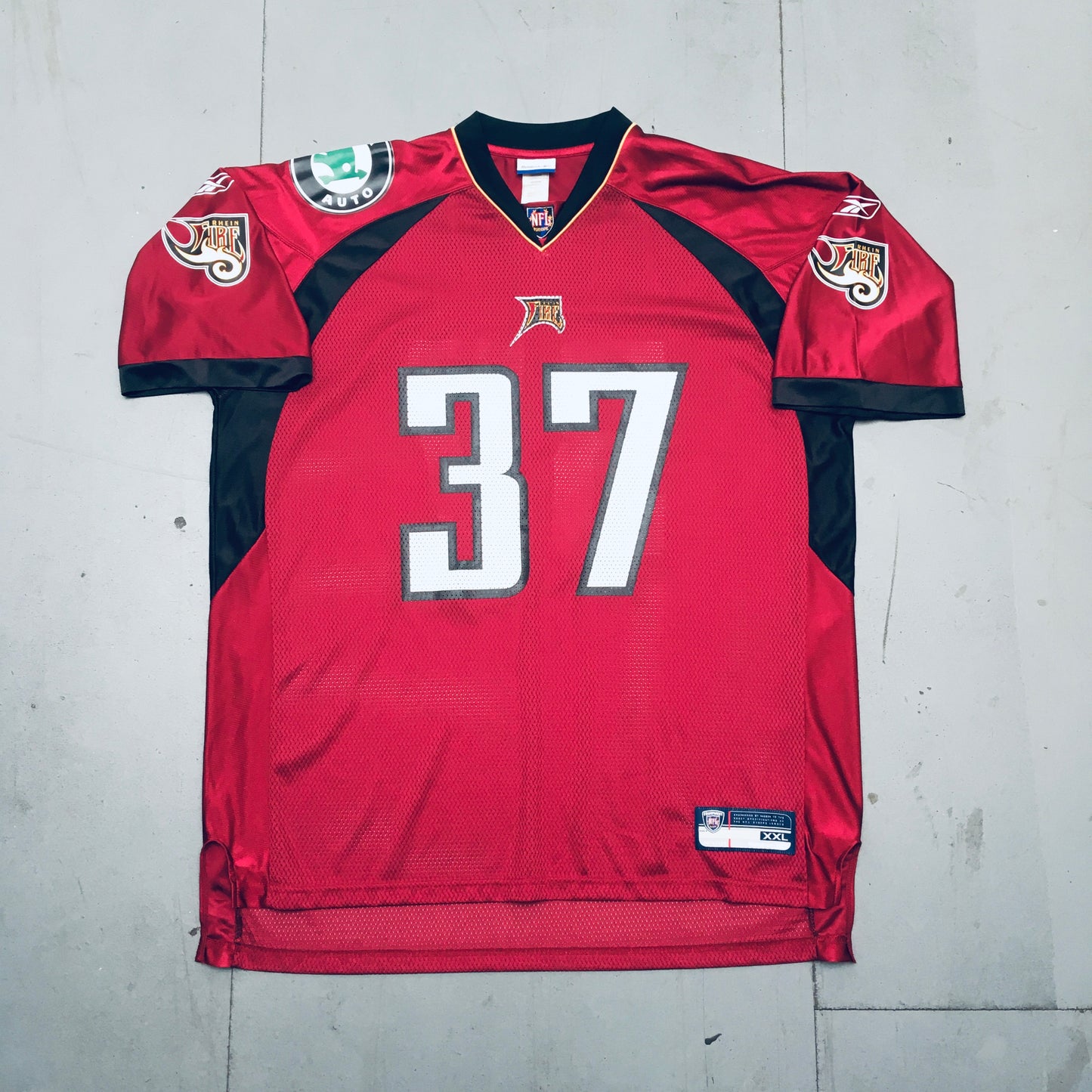 WLAF: Rhein Fire No. 37 Jersey (XXL)