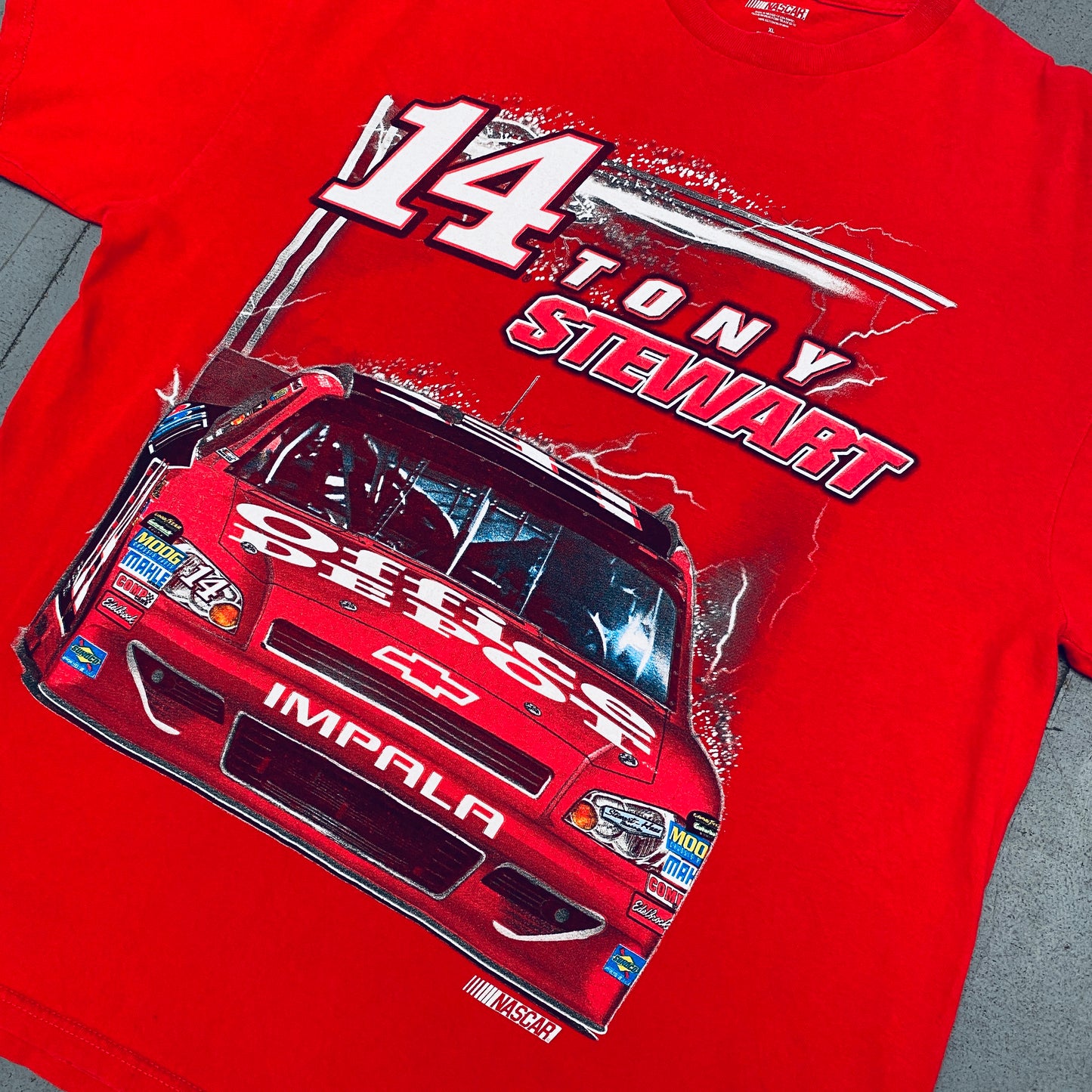 NASCAR: "Tony Stewart" All Over Print Tee (XL)