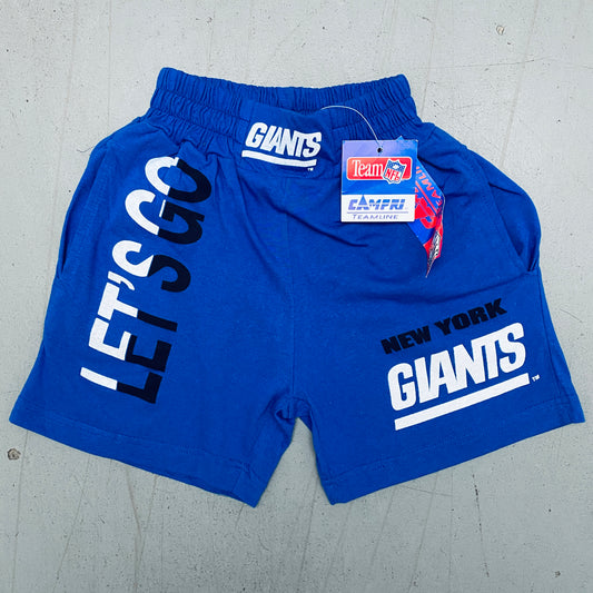 New York Giants: 1991 Deadstock Campri Kids Shorts - BNWT!