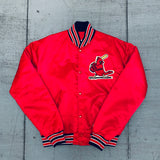 St. Louis Cardinals: 1980's Satin Starter Bomber Jacket (L)