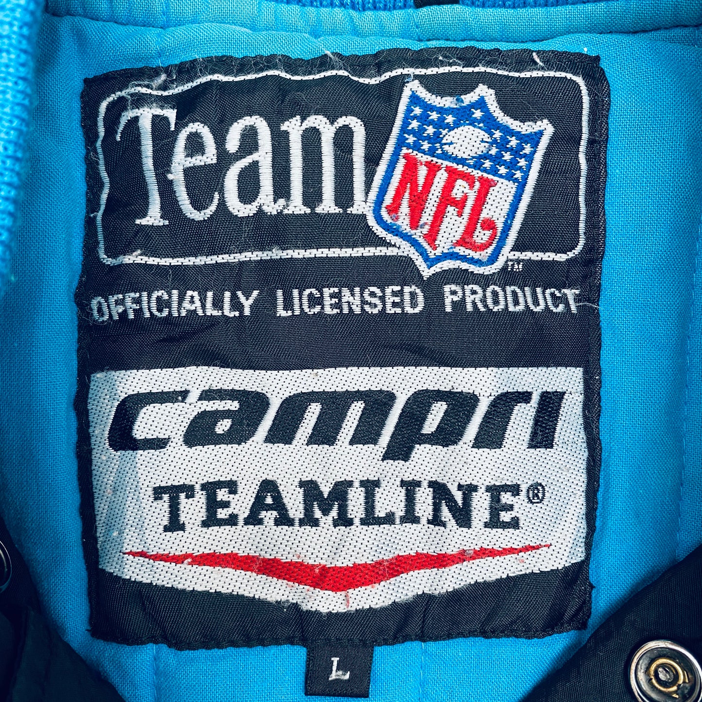 Carolina Panthers: 1990's Campri Fullzip Coach Jacket (L)