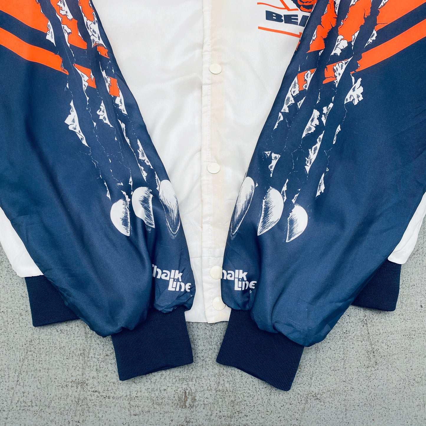 Chicago Bears: 1990's Chalk Line Fanimation Bomber Jacket (M)