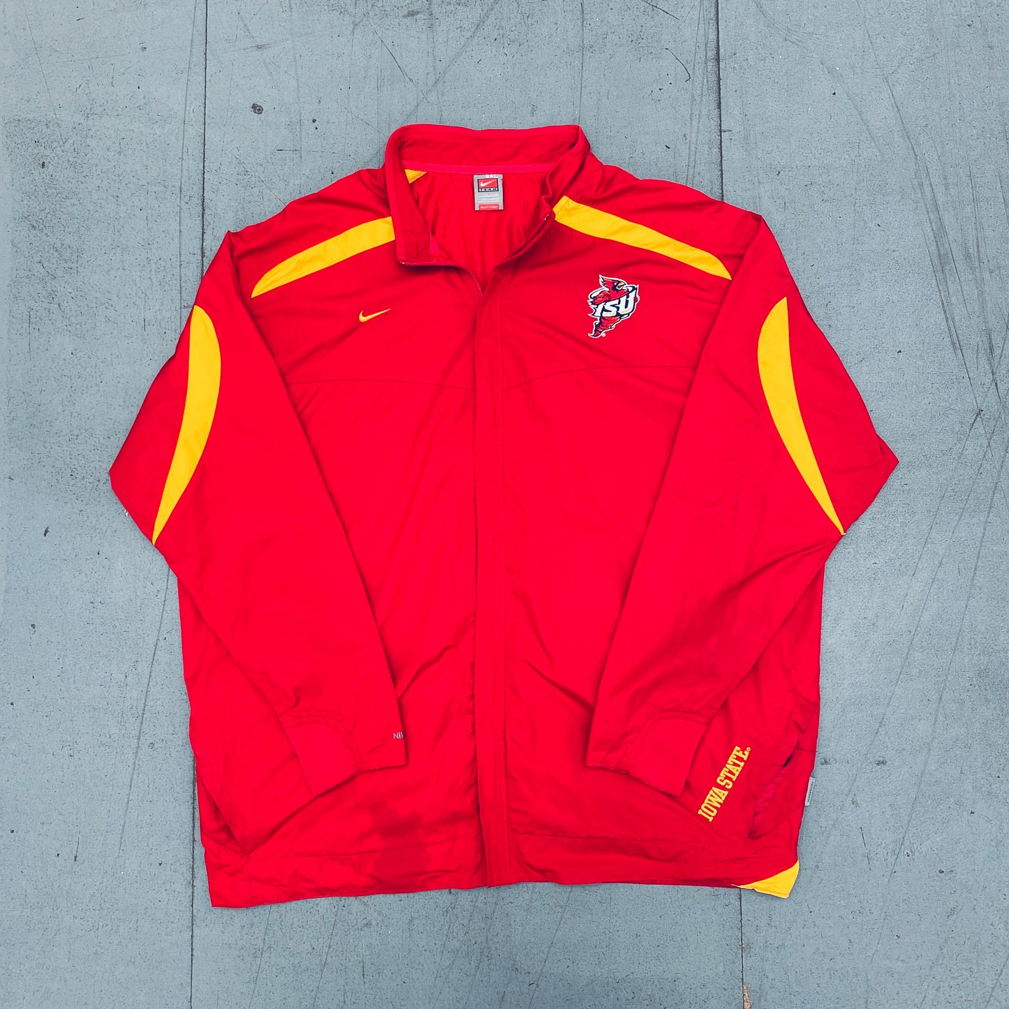 Iowa State Cyclones: 2000's Nike Fullzip Windbreaker (XXXL)