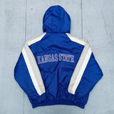 Kansas State Wildcats: 1990's Reverse Spellout Fullzip Jacket (XL)