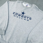 Dallas Cowboys: 1990's Logo Athletic Embroidered Spellout Sweat (XXL)