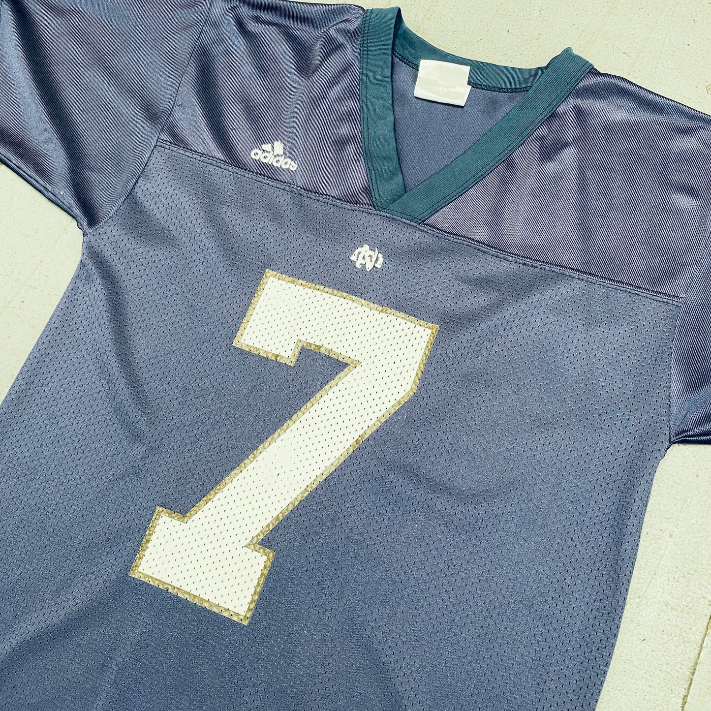 Notre Dame Fighting Irish: No. 7 "Joe Theismann" Adidas Jersey (S)