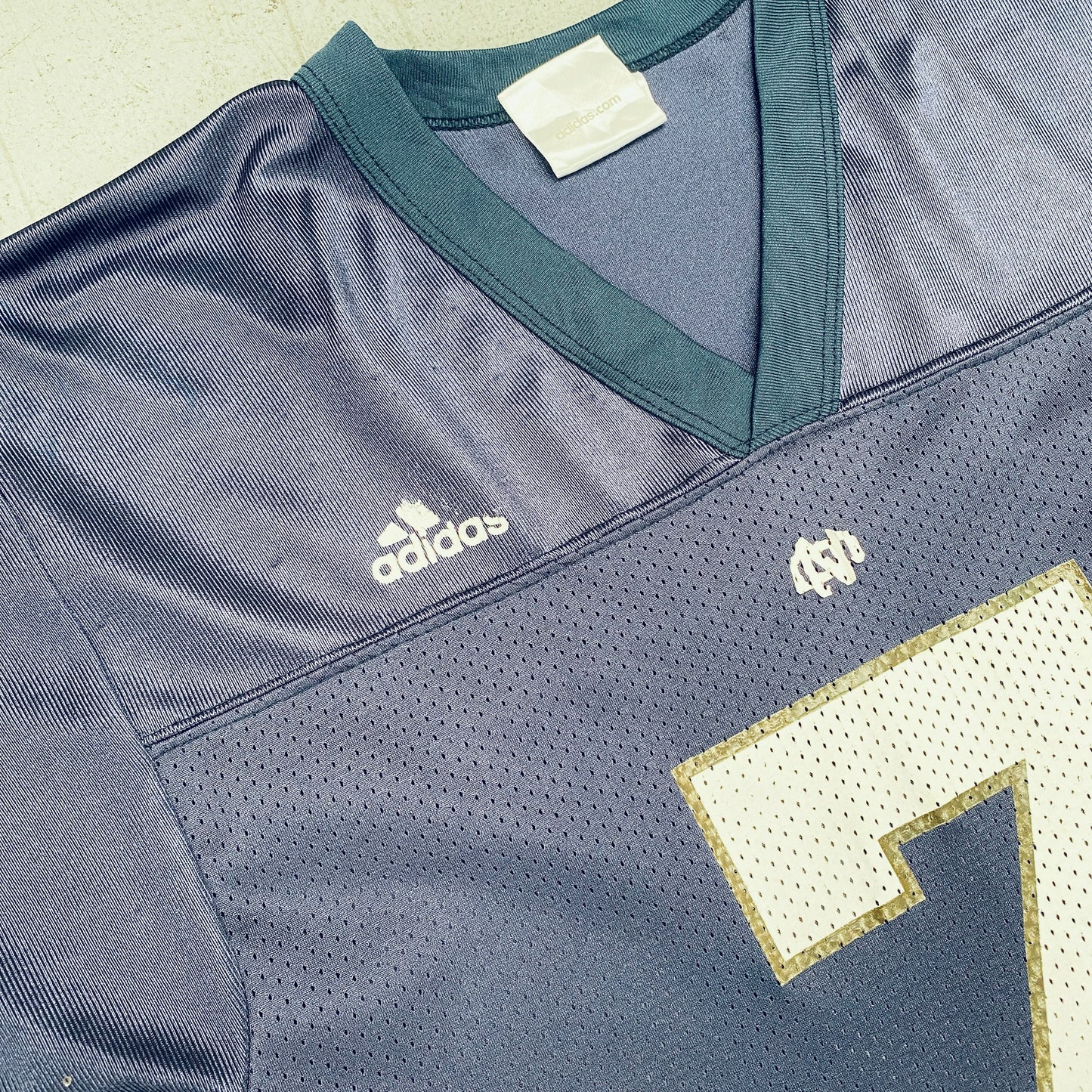 Notre Dame Fighting Irish: No. 7 "Joe Theismann" Adidas Jersey (S)