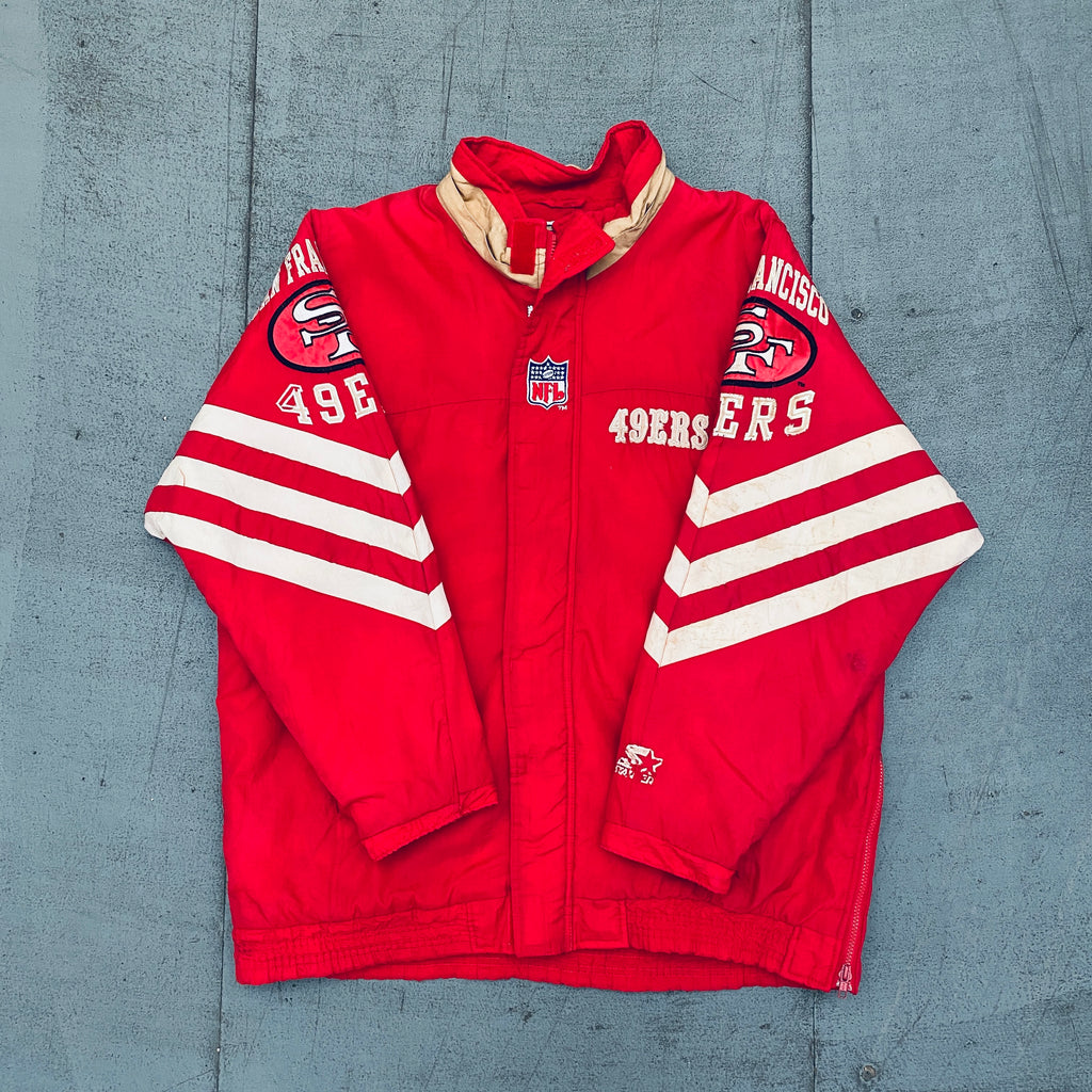 Vintage 1990s San Francisco 49ers NFL Full Zip Starter Jacket
