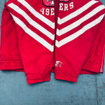 San Francisco 49ers: 1990's Fullzip Proline Starter Chavron Jacket (XL)
