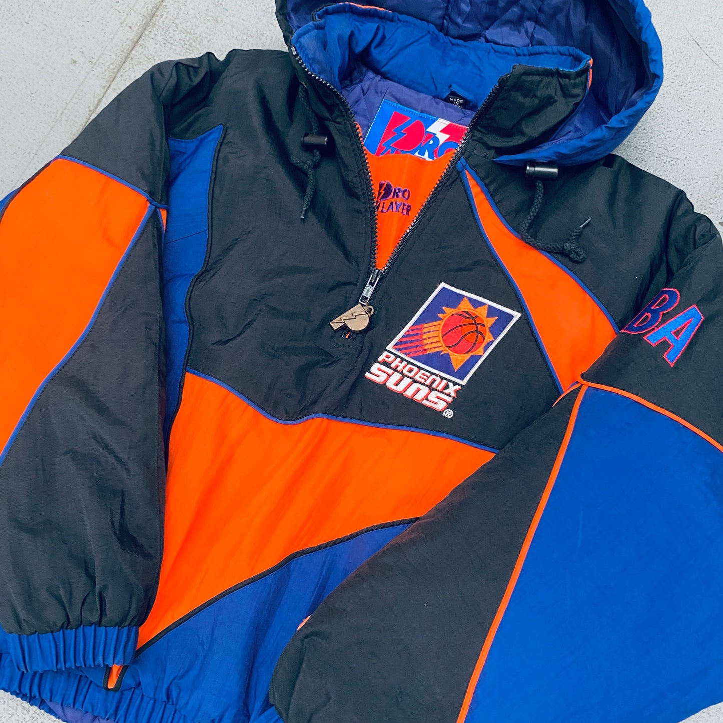 Phoenix Suns: 1990's Pro Player 1/4 Zip Jacket (XS/S)